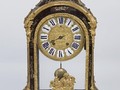 Часы консольные
Франция, Париж. 1750-1770-е. 
Дерево, латунь, бронза, эмаль, литье, чеканка, инкрустация, золочение, техника 